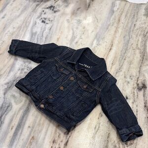 GAP Dark Blue Kids Jean Jacket Sz18-24 months